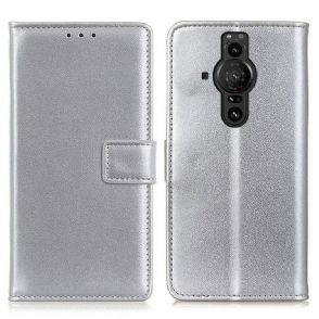 Folio-hoesje voor Sony Xperia Pro-I Basis Kunstleer