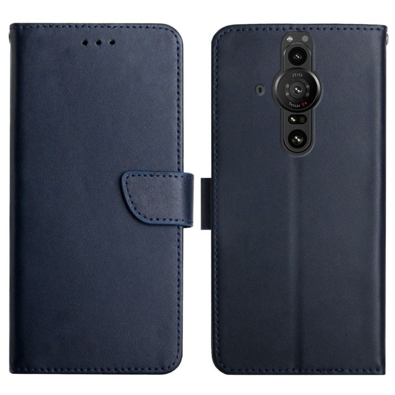 Folio-hoesje voor Sony Xperia Pro-I Glad Leer