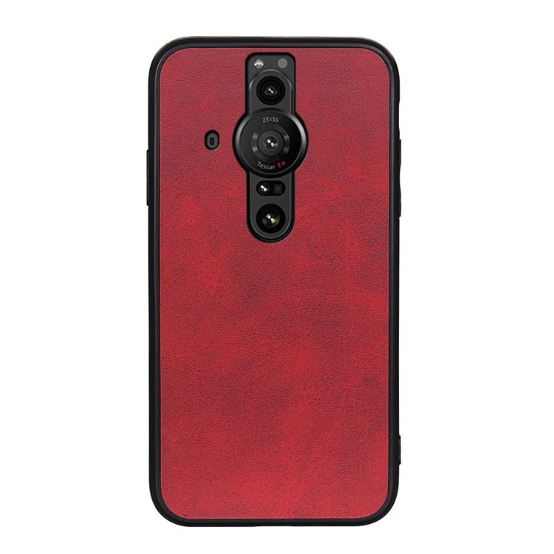 Hoesje voor Sony Xperia Pro-I Anti-fall Vintage Kunstleer Jazz