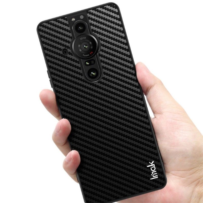 Hoesje voor Sony Xperia Pro-I Imak Carbon Stijl