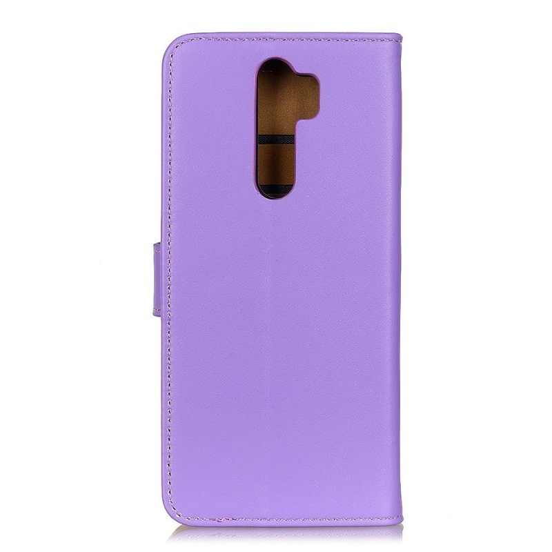 Cover voor Xiaomi Redmi 9 Basis Kunstleer - Paars