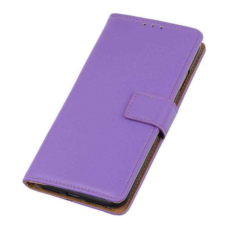 Cover voor Xiaomi Redmi 9 Basis Kunstleer - Paars