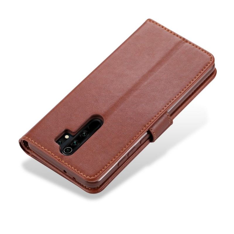 Flip Case voor Xiaomi Redmi 9 Azns Retro Leder Effect