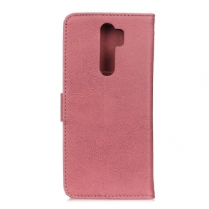 Folio-hoesje voor Xiaomi Redmi 9 Khazneh Leder Effect Kaarthouder - Roze