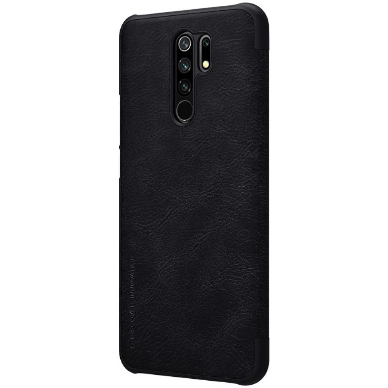 Folio-hoesje voor Xiaomi Redmi 9 Qin-serie Leereffect