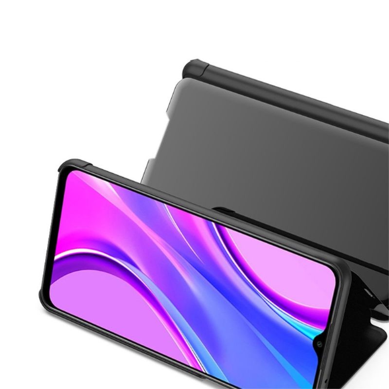 Hoesje voor Xiaomi Redmi 9 Folio-hoesje Spiegeleffect