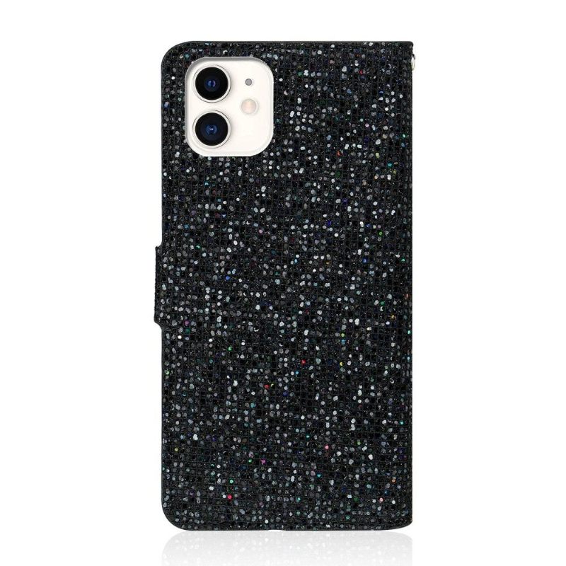 Folio-hoesje voor iPhone 12 Mini Glitterkaarthouder