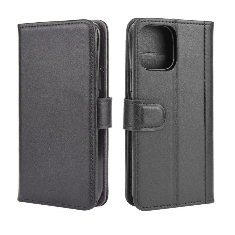 Folio-hoesje voor iPhone 12 Mini Premium Leer