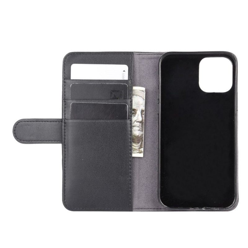 Folio-hoesje voor iPhone 12 Mini Premium Leer