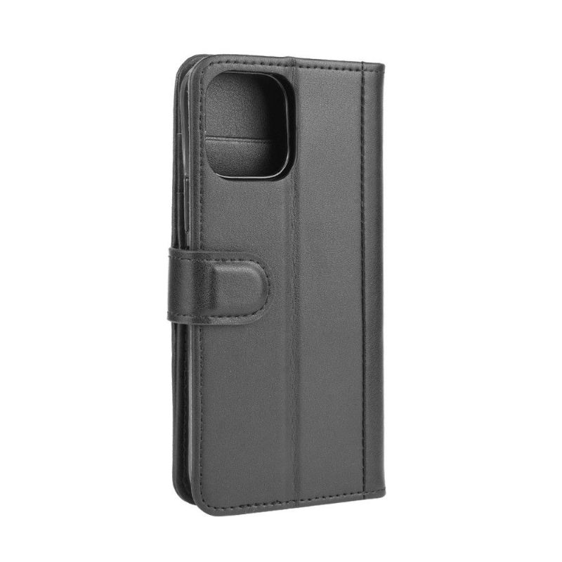 Folio-hoesje voor iPhone 12 Mini Premium Leer