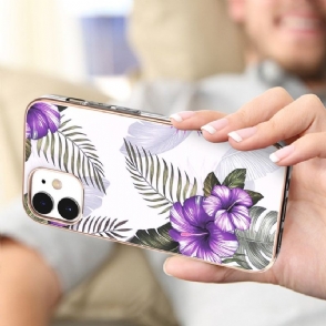 Hoesje voor iPhone 12 Mini Anti-fall Exotische Bloemen