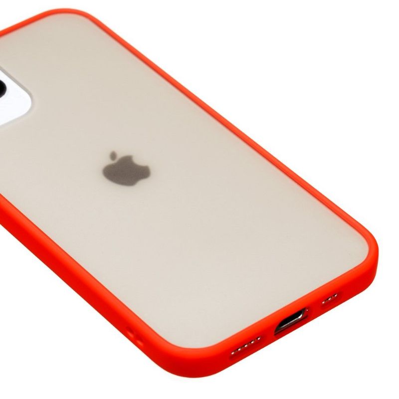 Hoesje voor iPhone 12 Mini Anti-fall Half Helder