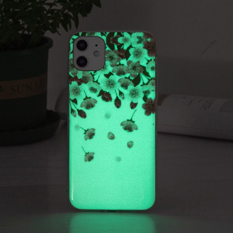 Hoesje voor iPhone 12 Mini Fluorescerende Bloemen