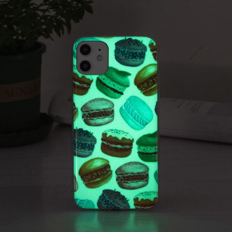 Hoesje voor iPhone 12 Mini Fluorescerende Macarons