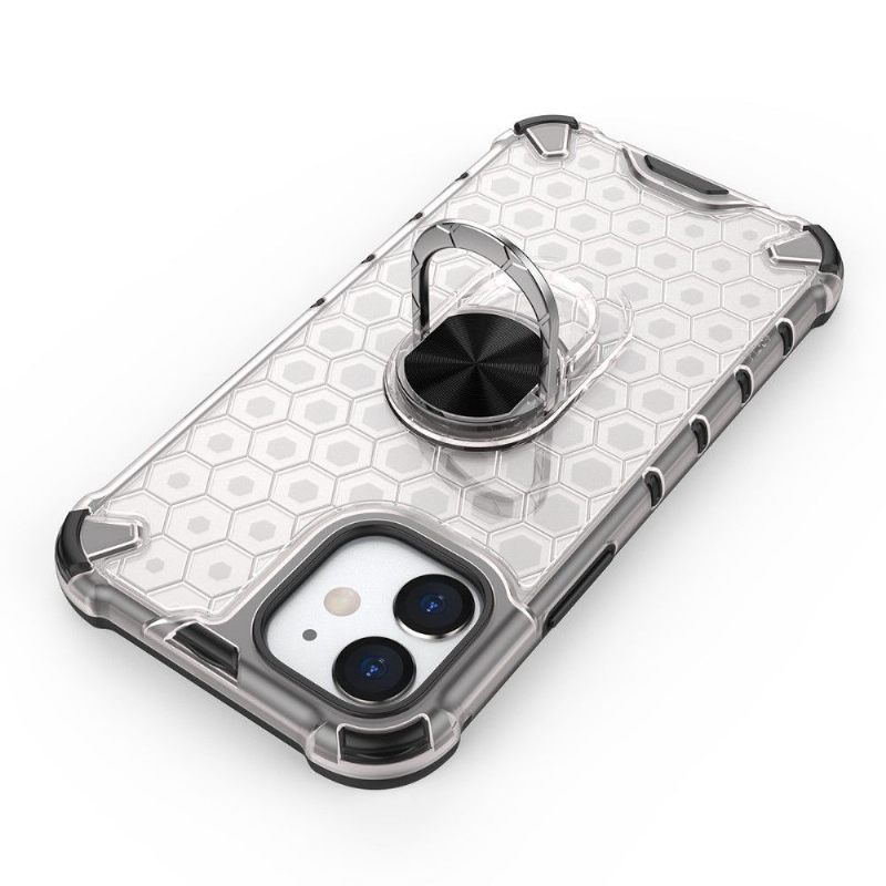 Hoesje voor iPhone 12 Mini Honingraatontwerp Met Ring