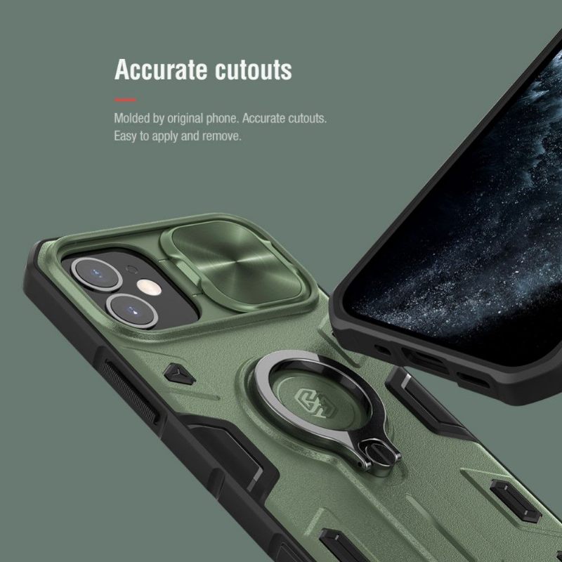 Telefoonhoesje voor iPhone 12 Mini Armor Case Met Lens Cover