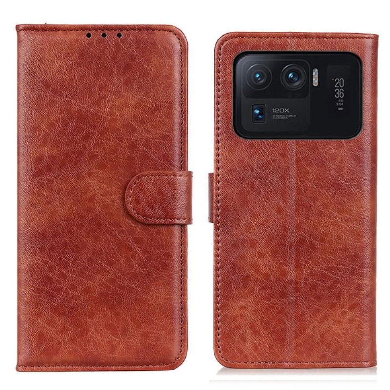 Folio-hoesje voor Xiaomi Mi 11 Ultra Hind Protect Leereffect