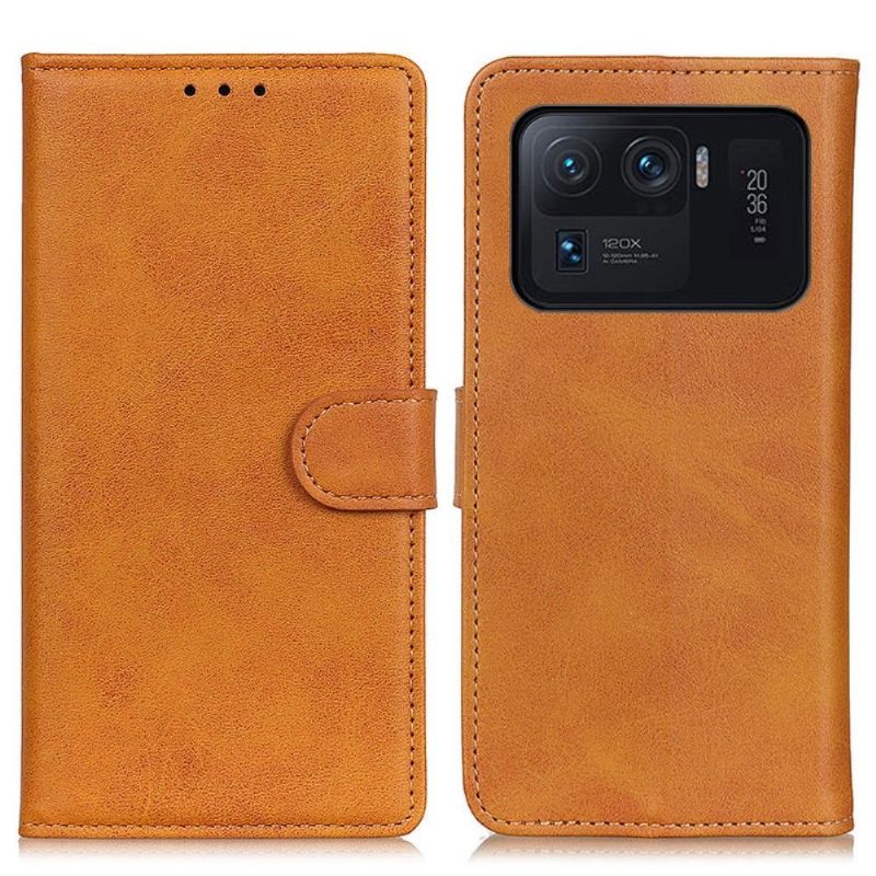 Folio-hoesje voor Xiaomi Mi 11 Ultra Marius Mat Leereffect