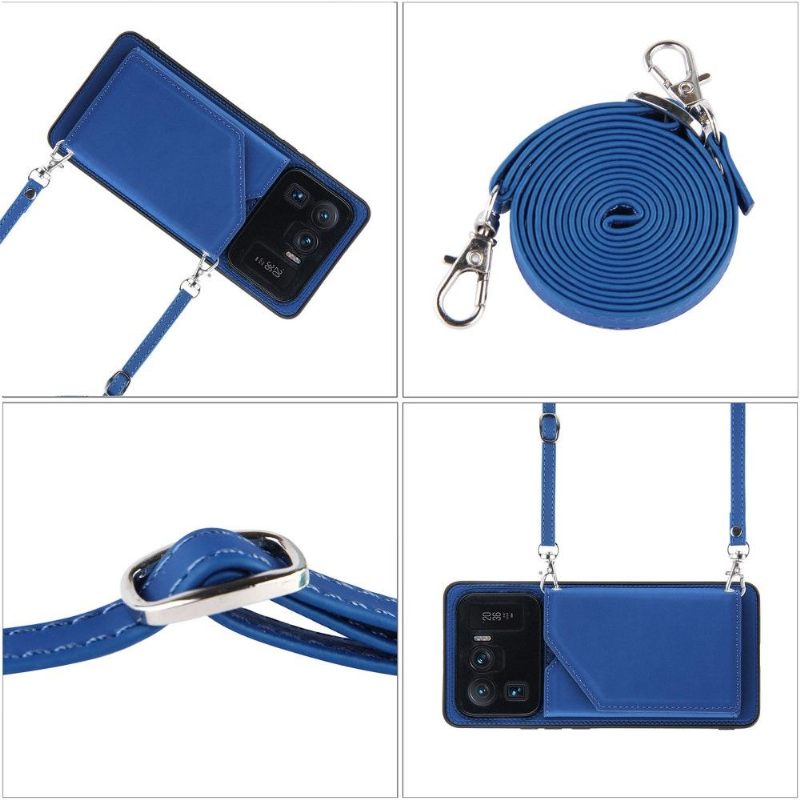 Hoesje voor Xiaomi Mi 11 Ultra Anti-fall Aude Lanyard Met Meerdere Compartimenten