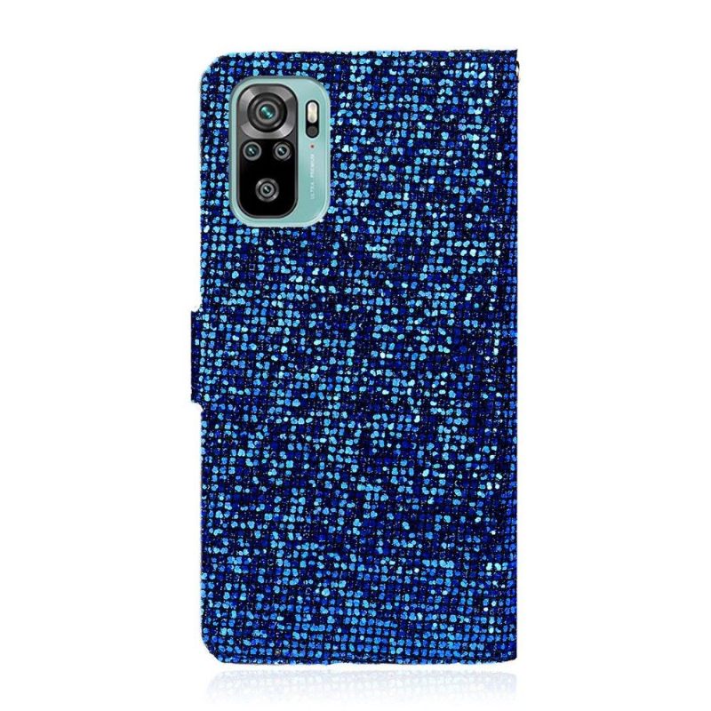 Folio-hoesje voor Xiaomi Redmi Note 10 4G / Note 10S Glitterkaarthouder