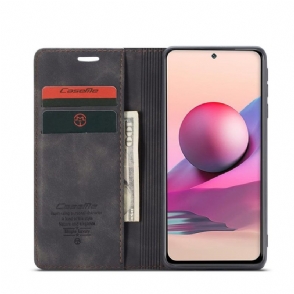 Folio-hoesje voor Xiaomi Redmi Note 10 4G / Note 10S Imitatieleren Golia's