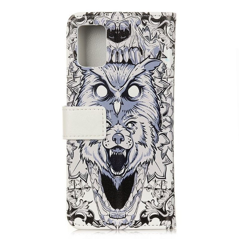 Folio-hoesje voor Xiaomi Redmi Note 10 4G / Note 10S Uil En Wolf