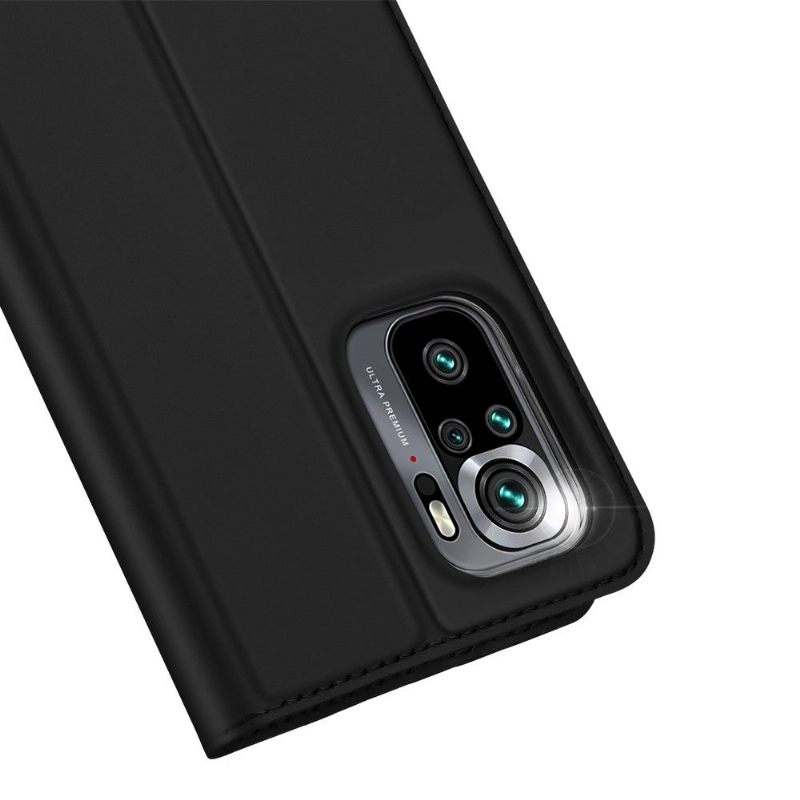 Folio-hoesje voor Xiaomi Redmi Note 10 4G / Note 10S Zakelijk Satijneffect