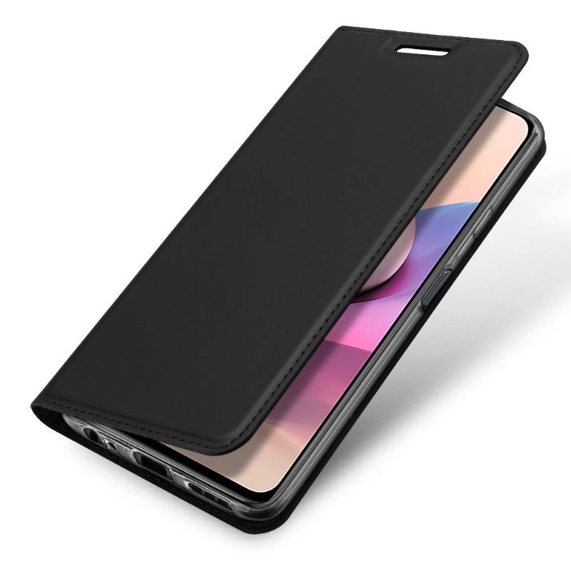 Folio-hoesje voor Xiaomi Redmi Note 10 4G / Note 10S Zakelijk Satijneffect