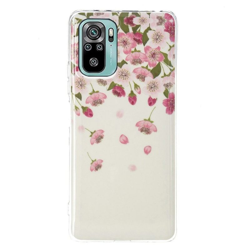 Hoesje voor Xiaomi Redmi Note 10 4G / Note 10S Fluorescerende Bloemen