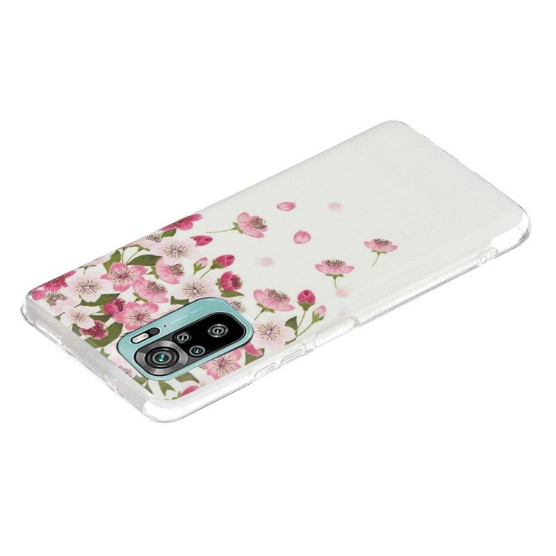 Hoesje voor Xiaomi Redmi Note 10 4G / Note 10S Fluorescerende Bloemen