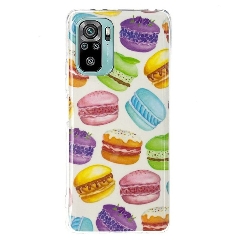 Hoesje voor Xiaomi Redmi Note 10 4G / Note 10S Fluorescerende Macarons