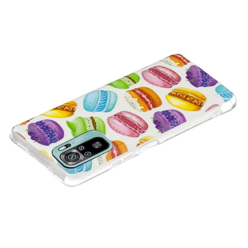 Hoesje voor Xiaomi Redmi Note 10 4G / Note 10S Fluorescerende Macarons