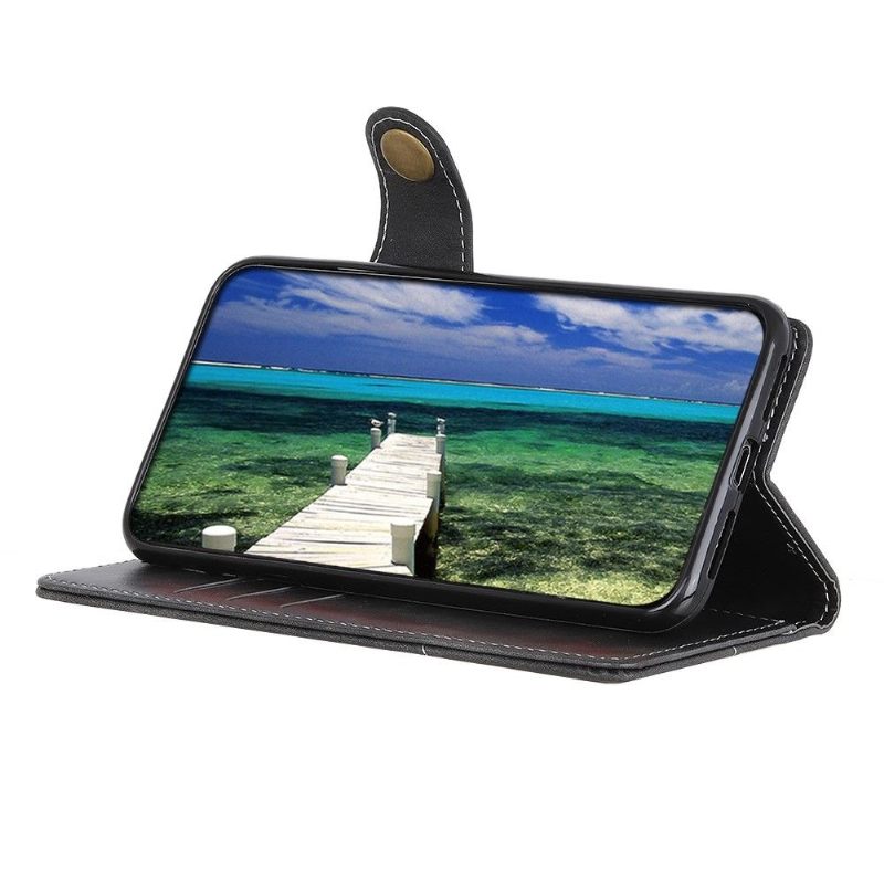 Flip Case voor Motorola Moto G71 5G S-vorm Zichtbare Naden