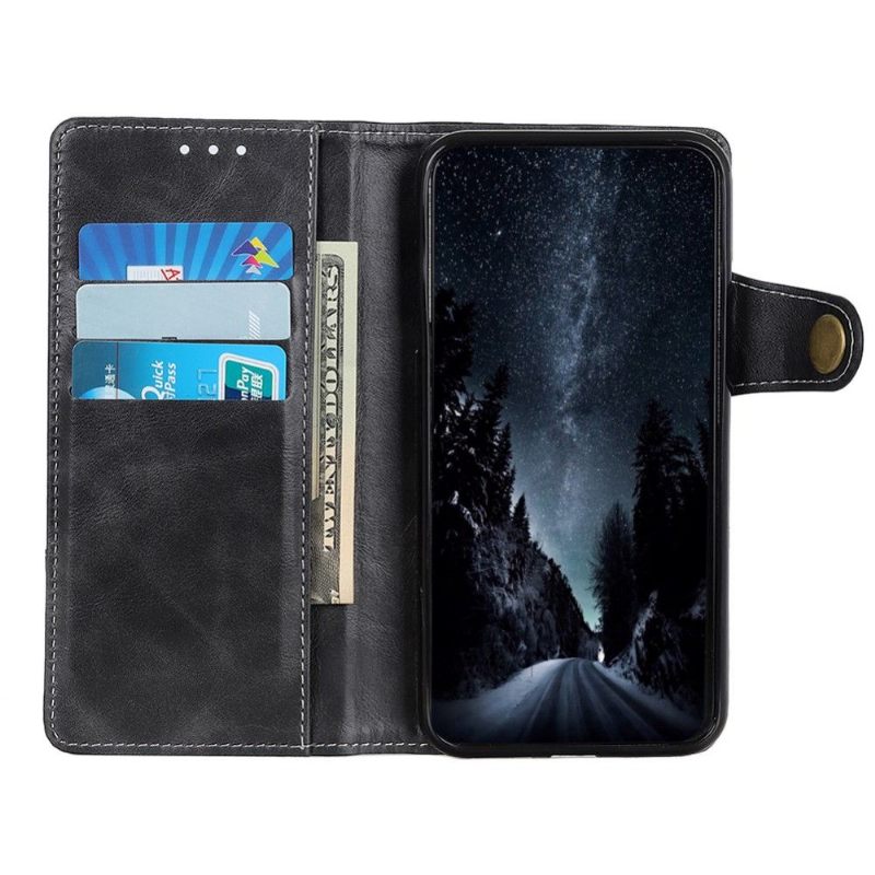 Flip Case voor Motorola Moto G71 5G S-vorm Zichtbare Naden