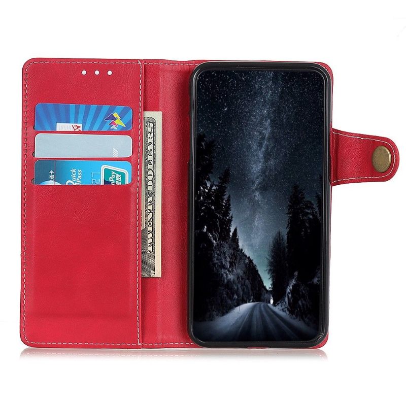 Flip Case voor Motorola Moto G71 5G S-vorm Zichtbare Naden