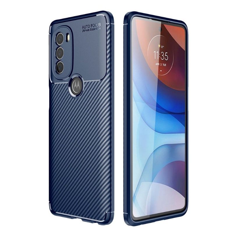 Hoesje voor Motorola Moto G71 5G Koolstofvezelstijl