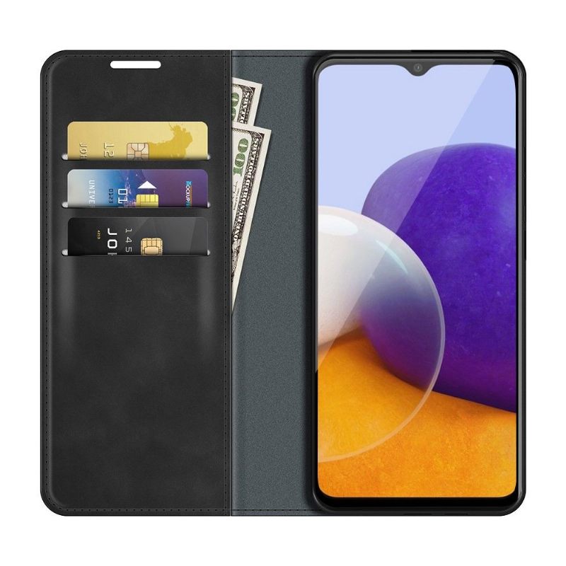 Case voor Samsung Galaxy A22 5G Kunstleer Functie Stand