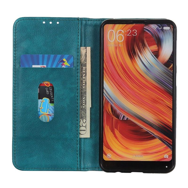 Cover voor Samsung Galaxy A22 5G Anti-fall Folio-hoesje Sylvester Kunstleer