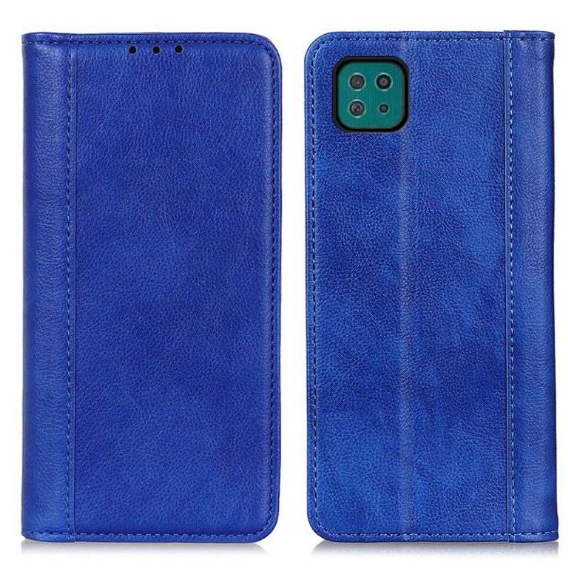 Cover voor Samsung Galaxy A22 5G Anti-fall Folio-hoesje Sylvester Kunstleer