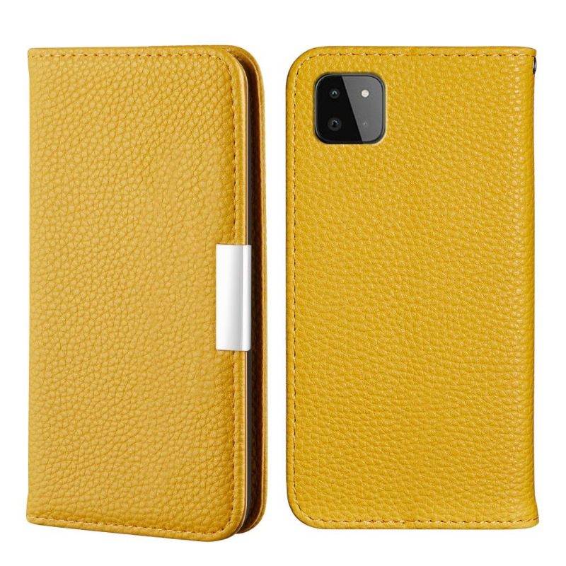 Folio-hoesje voor Samsung Galaxy A22 5G Generfde Faux Leather Flip