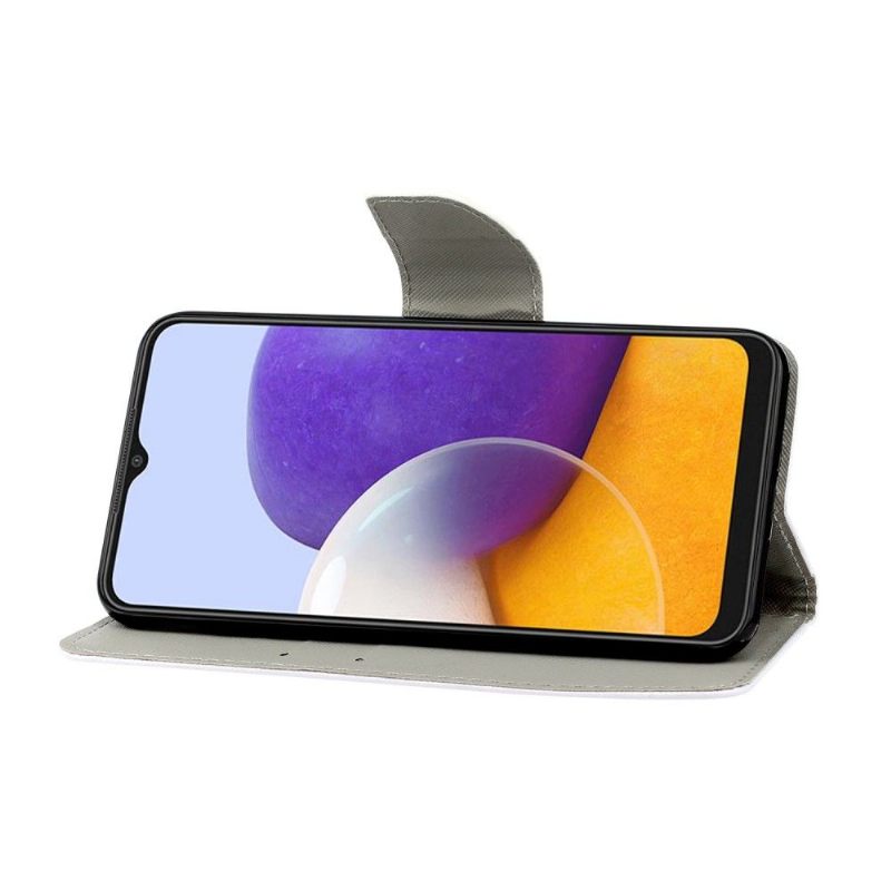 Folio-hoesje voor Samsung Galaxy A22 5G Mandala Caleidoscoop