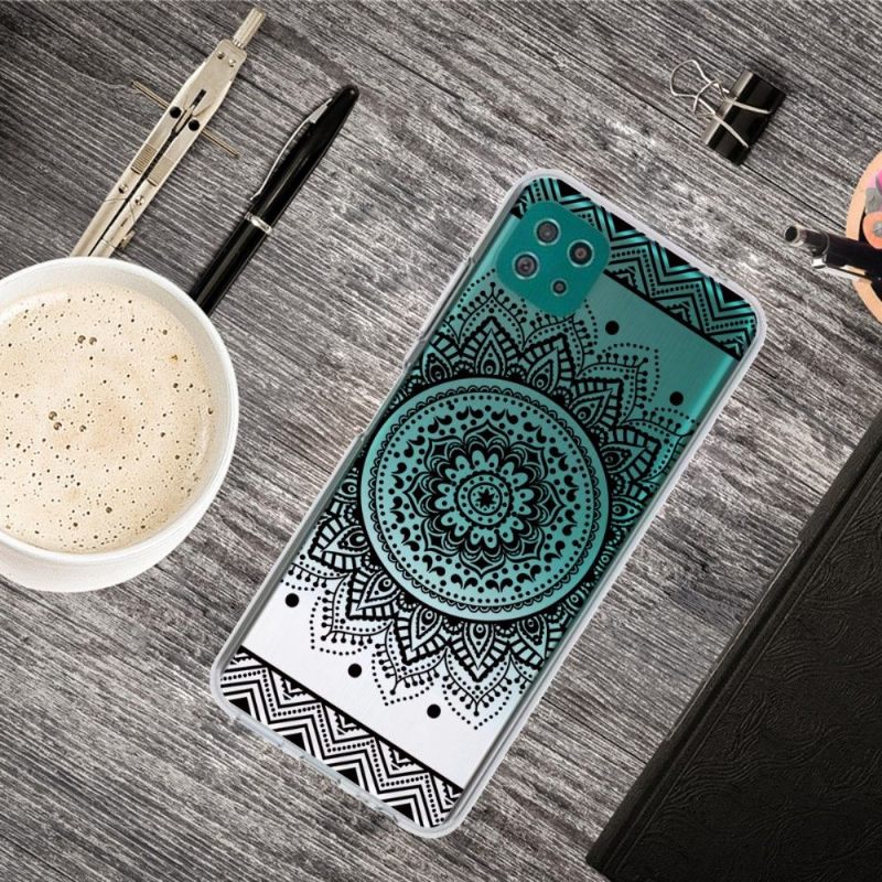 Hoesje voor Samsung Galaxy A22 5G Kanten Mandala