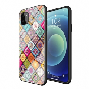 Hoesje voor Samsung Galaxy A22 5G Mandala-caleidoscoop Met Standaard