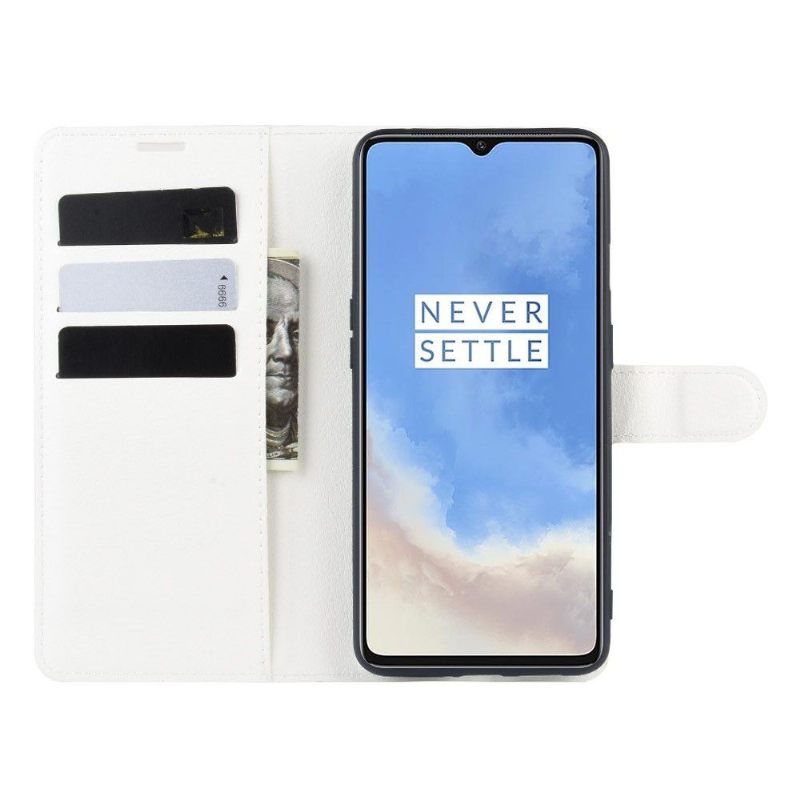 Folio-hoesje voor OnePlus 7T Portemonnee Leren Leerstijl