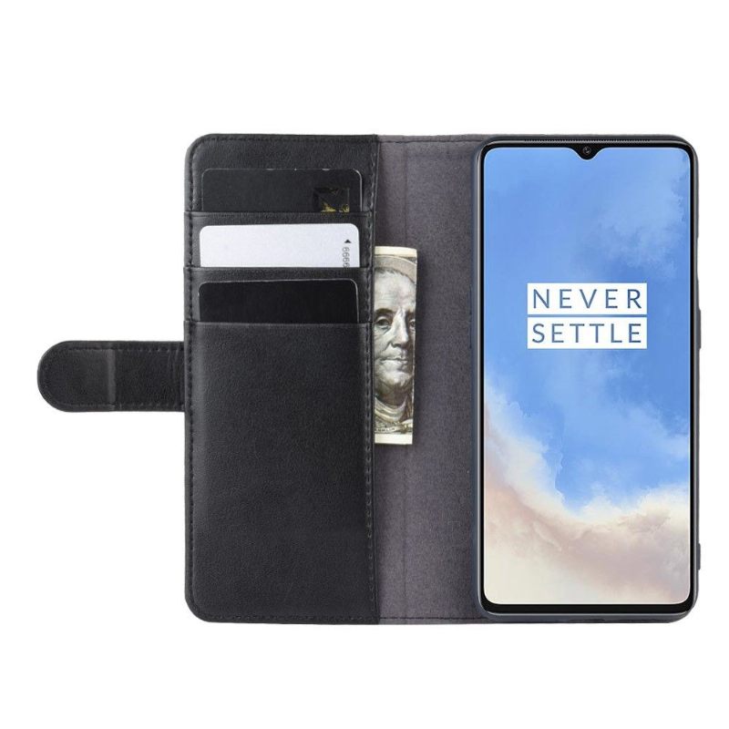 Folio-hoesje voor OnePlus 7T Premium Leer