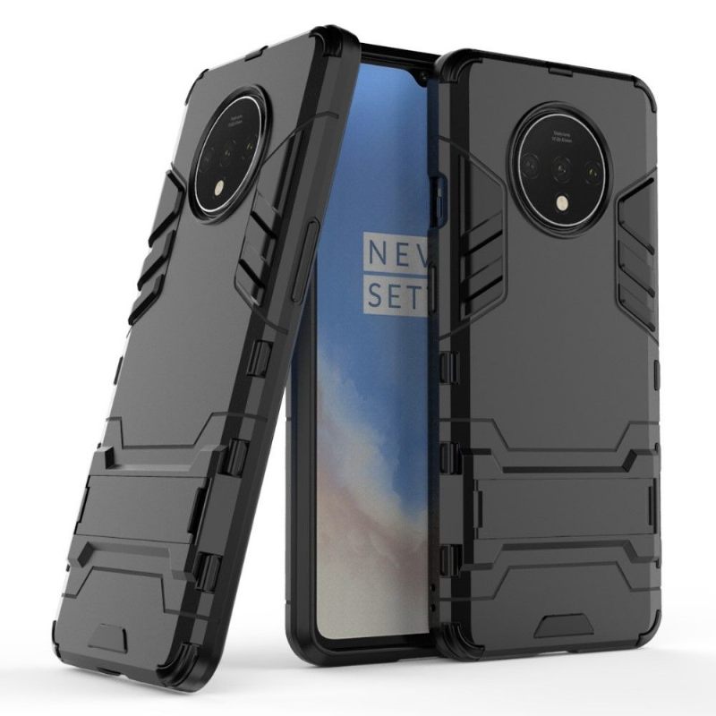 Hoesje voor OnePlus 7T Cool Guard Schokbestendig Met Geïntegreerde Standaard