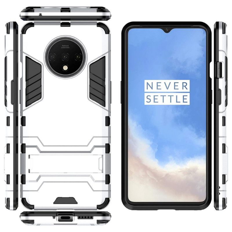 Hoesje voor OnePlus 7T Cool Guard Schokbestendig Met Geïntegreerde Standaard