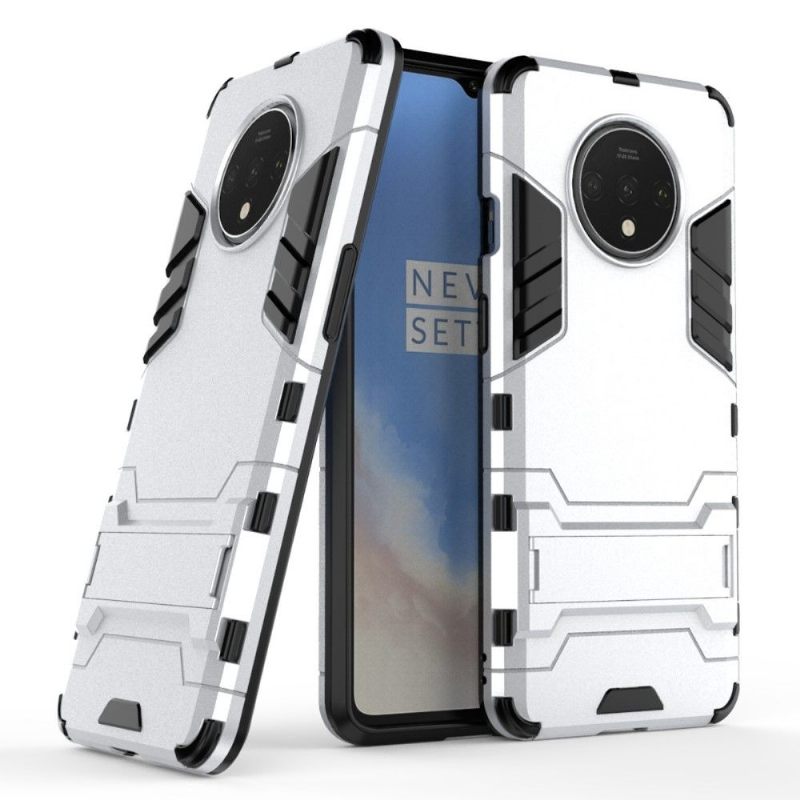 Hoesje voor OnePlus 7T Cool Guard Schokbestendig Met Geïntegreerde Standaard