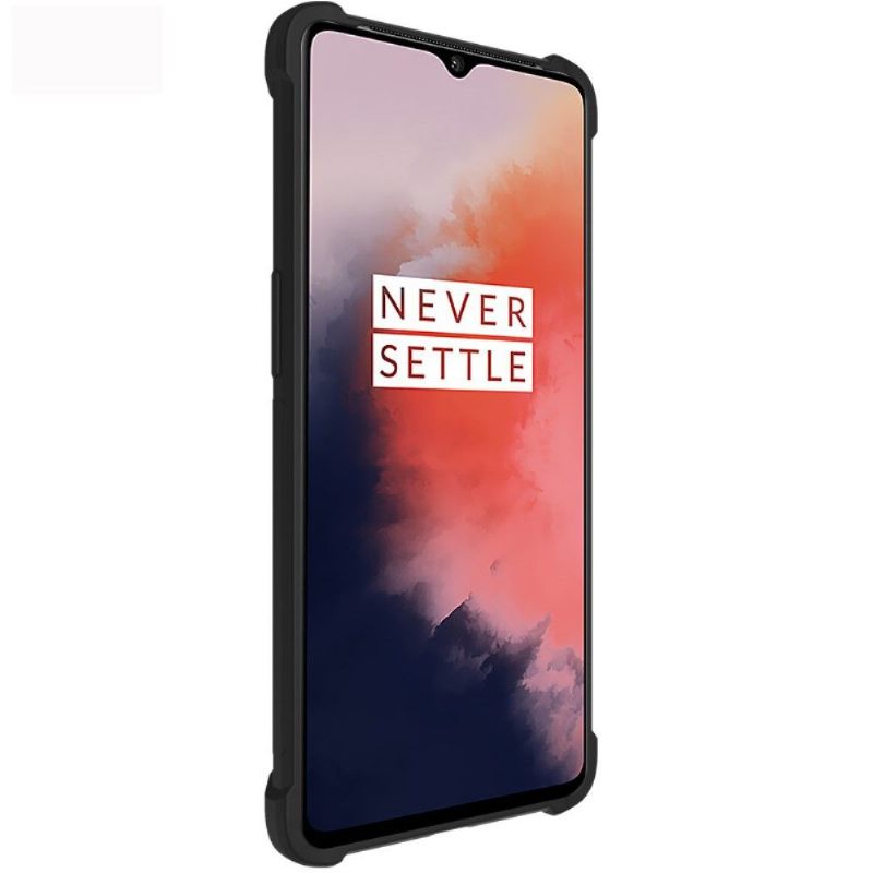 Hoesje voor OnePlus 7T Klasse Protect - Zwart Metaal