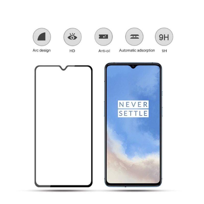 Oneplus 7T - Pak Van 2 Films Van Gehard Glas Op Volledige Grootte